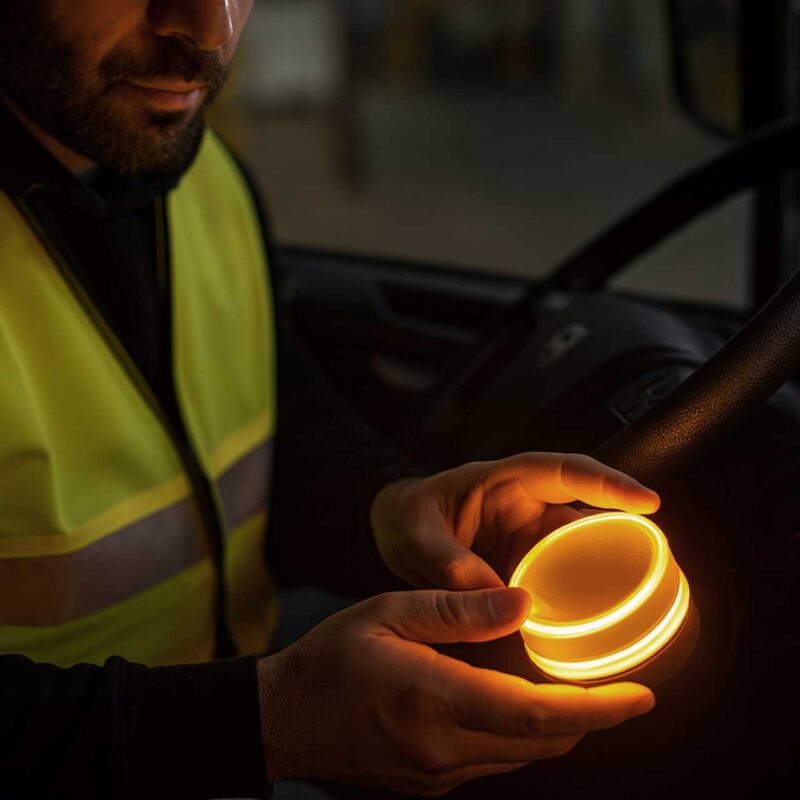 Connected V16 beacon